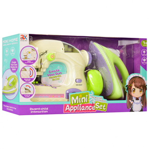 ست اسباب بازی چرخ خیاطی و اتو مدل mini appliannce set -اسباب بازی
